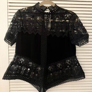 Alexis Short Sleeve Mock Neck Top